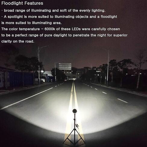 3 Inch Yellow Flood Beam Fog Driving Lamps 4x4 Offroad Work Lights Led Pod Lights Bumper Headlight for Offroader, Trucks, Car, ATV, SUV Fog Light (Pack of 2)… in Saudi Arabia