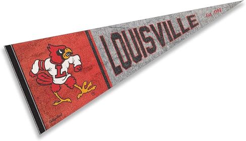 Louisville Cardinals Pennant Throwback Vintage Banner in Saudi Arabia