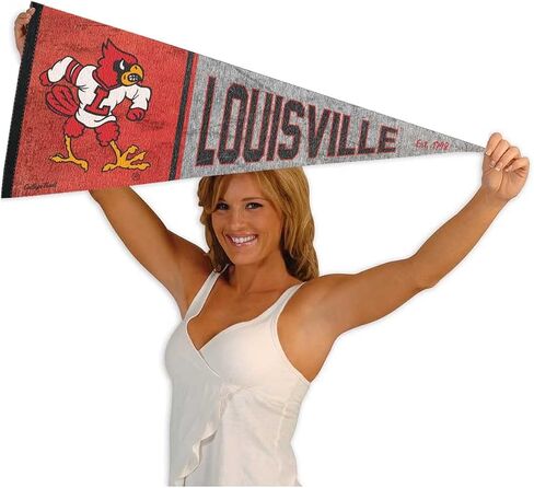 Louisville Cardinals Pennant Throwback Vintage Banner in Saudi Arabia