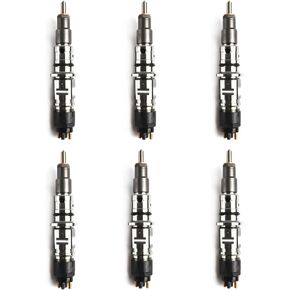 PANGOLIN 0445120050 0445120185 68027067AA Fuel Injector Common Rail Injector 6PCS for 07-12 Dodge RAM 2500/3500 Cummins 6.7L Pickup 4X4 Aftermarket Parts