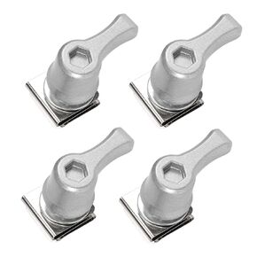 Saddlebag Mounting Hardware，Motorcycle Bag Bolts Theft Deterrent System Lock Fastener Bolt Nut Fit for Harley Touring Road King Street Glide Road Glide (Black)