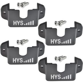 HYS Handheld cb Radio Mic Hanger Holder Mounting, Aluminum Handheld CB Radio/Walkie-Talkie/2-way Radio/HT Holder Mount for Anytone Baofeng Icom Midland Yaesu Uniden SDS100 BCD436HP Scanner