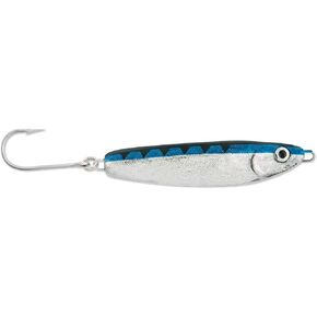 South Bend Sporting Goods Luhr Jensen Crippled Herring Lure, Nickel/Neon Blue Back, 3-Inch, 587139