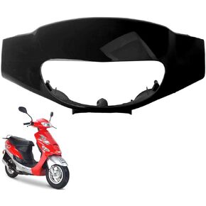 Minho Black ABS Head Light Headlight Fairing Fit For GY6 Chinese Scooter Taotao 50cc ATM50