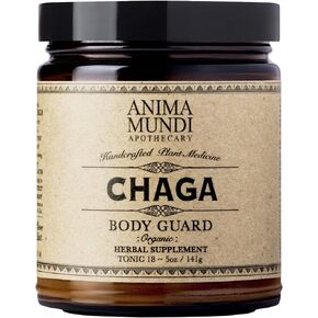 Anima Mundi Chaga Mushroom Powder - Organic Chaga Mushroom Powder - Immune System Support Supplement with Organic Chaga Extract Powder - Great for Tea, Coffee and More - Anima Mundi Supplements (5oz)