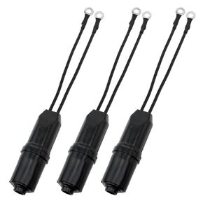 Lovelysp-3pcs TV Antenna Connector Outdoor TV Antenna Matching Transformer UHF/VHF/FM Model TV Converter 300 ohms to 75 ohms