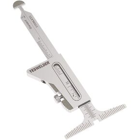 YESWELDER HI-LO Stainless Steel Welding Gauge Inch&Metric for Measurement of Pipe After Fit-up/Alignment Fit-Up Gap 32mm 37 1/2"