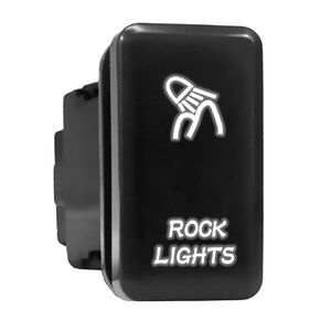 Rock Lights Symbol Older Model Push Button Compatible with Toyota (/ Surface Size 1.54 x 0.83 inches)