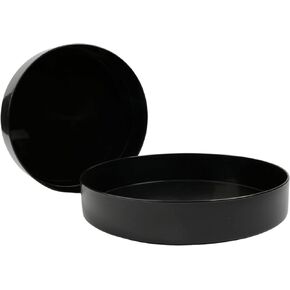 2Pcs Traditional Japanese Ikebana Suiban Pot: Round Plastic Bonsai Tray | Ikabana Vase Kit for Flower Frog, Branch, and Pebble Arrangement | Durable Bowl and Elegant Flower Container in Saudi Arabia