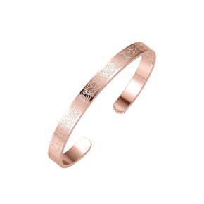 AYATUL KURSI CUFF | WOMEN Serenity Prayer Personalised Bracelet Allah Islam Muslim Stainless Steel Bangle Ayatul Kursi Arabic Cuff Bracelet for Women Men Islam Eid Ramadan Gifts (Gold)