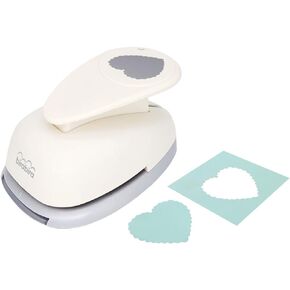 Bira Craft 2 inch Scalloped Heart Lever Action Craft Punch, Valentine?s Day Punch, for Paper Crafting Scrapbooking