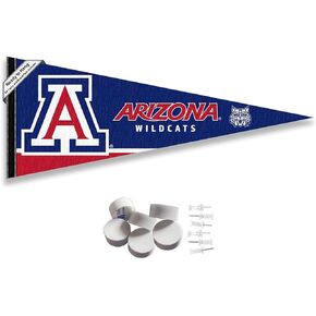 College Flags & Banners Co. - Wisconsin Badgers Bucky Mascot Pennant Flag and Wall Tack Mount Pads