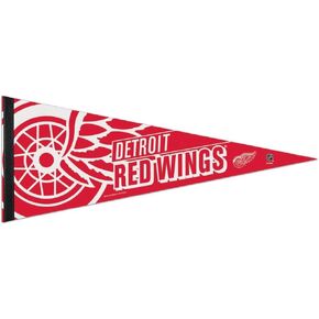 WinCraft NHL 65925014 Detroit Red Wings Premium Pennant, 12" X 30",black