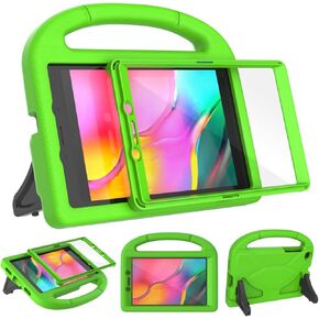 حافظة SUPLIK للأطفال لهاتف Samsung Galaxy Tab A 8.0 بوصة 2019 فقط (SM-T290/T295)، حافظة Galaxy Tab A 8.0 2019 مع واقي شاشة، غطاء واقٍ متين بمقبض مقاوم للصدمات، وردي in Kuwait