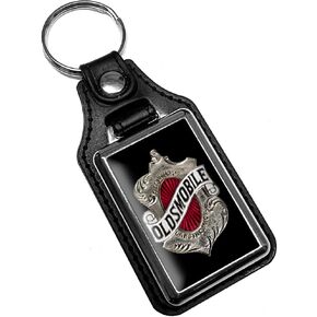 Brotherhood Vintage Compatible with Olds Mobile Emblem Design Keychain Key Holder