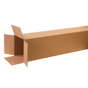 12 x 12 x 72 Corrugated Cardboard Boxes, Tall 12"L x 12"W x 72"H, Pack of 10 | Shipping, Packaging, Moving, Storage Box for Home or Business, Strong Wholesale Bulk Boxes
