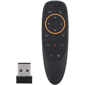 Voice Air Mouse Remote Control, Multifunction 2.4G Wireless Fly Keyboard with USB Receiver for TV Box PC