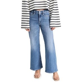 FRAME Women's Petite Le Pixie Slim Palazzo Jeans