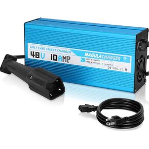 شاحن بطارية عربة الجولف 48V10A من أجل Yamaha G29 Drive & Drive 2 عربات جولف. شاحن عربة جولف 48 فولت - قابس أوراق 3 سنون. شاحن ذكي 10 أمبير مع شحن هزيل. in Kuwait
