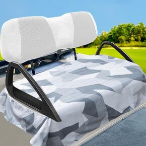 Grey CAMO Golf Cart Seat Covers Club Car, Machine Washable Golf Cart Seat Blanket Towel 51'' x 31'' Fit for 2-Seat Golf Carts Essentials