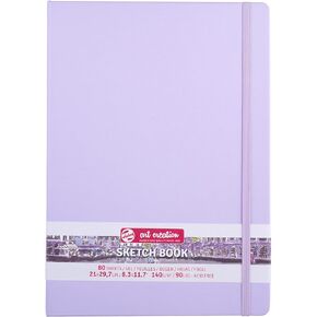 Talens Art Creation Sketchbook 80 Sheets, 21 cm x 30 cm, Pastel Violet