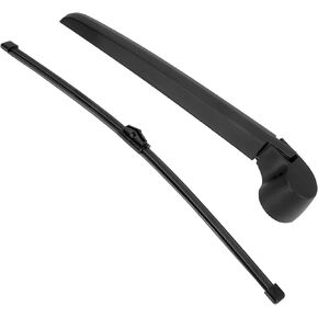 Motoforti Windshield Wiper Blade Arm Set, 14 Inch Rear Window Wiper Kit, for Audi Q5 2016-2018, Rubber, Black