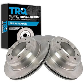 TRQ Rear Disc Brake Rotor LH RH Kit Pair Set of 2 for Nissan NV