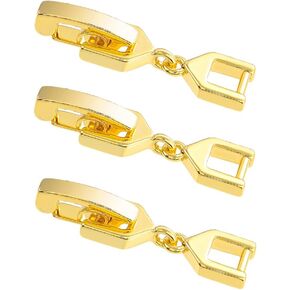 3pcs Necklace Bracelet Extender Foldover Extension Jewelry Clasps for Jewelry Making
