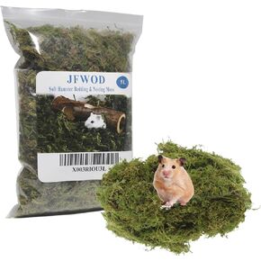 15L Forest Moss for Hamster Syrian Gerbils Bedding, Natural Moss Perfect for Potted Plants, Terrariums, Reptile Tanks and Live Creature Projects