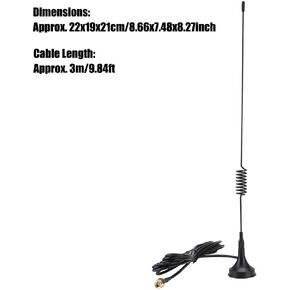 GSM Antennas with Magnetic Sucker,GSM Outdoor Sucker Antenna 2G/3G/4G GPRS 2.4G/433MHz 12dBi High Gain Antenna Length