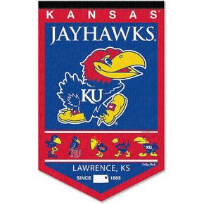 Kansas KU Jayhawks Heritage History Banner Pennant