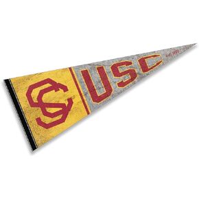 College Flags & Banners Co. USC Trojans Pennant Throwback Vintage Banner