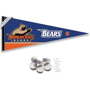 شركة College Flags & Banners Co. تحمل Morgan State علم راية ومنصات تثبيت على الحائط