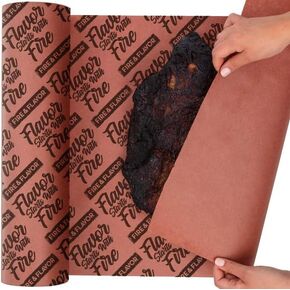 Fire & Flavor Stall Point BBQ 18 x 100 Feet of Butcher Paper, Multipurpose, Perfect for Wrapping Brisket, Pulled Pork and More, Brown