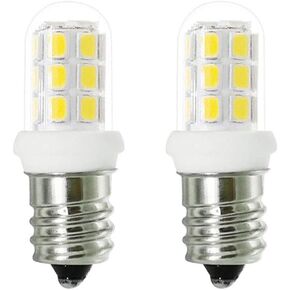 لمبات مصباح الملح E12 LED 15W الشمعدانات C7 استبدال المصابيح لأضواء الثريا، مصابيح الإضاءة الليلية، أبيض دافئ 3000K 5 عبوات