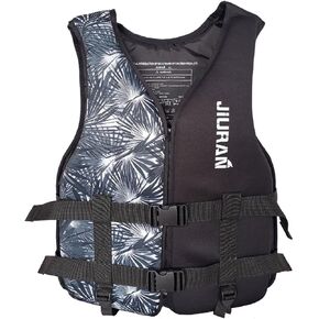 huraty Unisex Swim Vest with Leg Straps Adults Kayak Boating Vest Womens Mens Outdoor Water Sports High Buoyancy Jacket