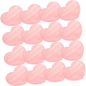 CHILDWEET 50 Pcs Heart Shaped Cellophane Candy Cello Treat Earring Earring Lock Bag Clear Heart Self Sealing Plastic Food Pvc Child Earrings in Saudi Arabia