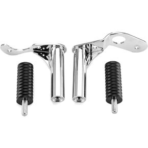 Passenger Foot Peg Rear Crash Bars Chrome Compatible with 2018-2024 Harley Softail Street Bob Low Rider Heritage Softail Classic