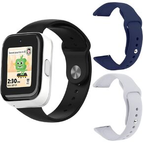 NewJourney Compatible with SyncUP Kids Watch Band, 3Pack Bands Compatible with Tmobile Sync UP Kids Watch Band, Soft Silicone Sport Boy Girl Kids 20mm Watch Band Replacement