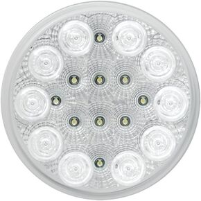GG Grand General 77093 Red 4" Round Spyder 20-LED Stop/Turn/Tail Sealed Light, Red/Red