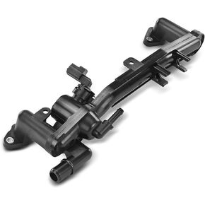 A-Premium Heater Manifold Tube Coolant Flange Pipe with Temperature Sensor Compatible with Jaguar XF, XJ, XJR, XK, XKR, F-Type & Land Rover LR4, Range Rover, Range Rover Sport, 3.0L 5.0L