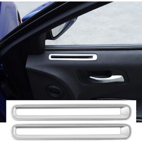 RT-TCZ for Charger Door Air AC Vents Trim Cover for Dodge Charger 2011-2023 Red Interior Accessories 2pcs