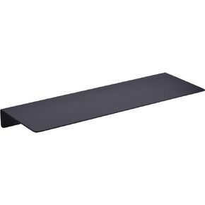 TRUSTMI Wall Mounted Bathroom Floating Shelf, Heavy Duty Kitchen Storage Organizer, SUS 304 Stainless Steel, 16 inch by 4 inch, Matte Black