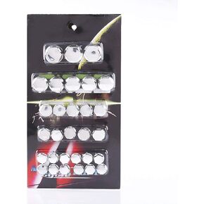 Motorcycle Cap, 30Pcs Motorcycle Motorbike Screw Nut Cap Cover Decoration for Yamaha (Gold)