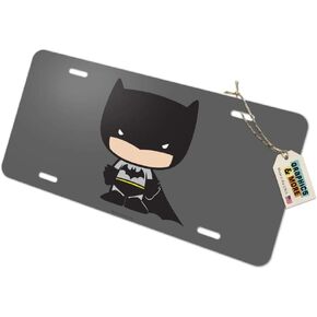 GRAPHICS & MORE Batman Cute Chibi Character Novelty Metal Vanity Tag License Plate