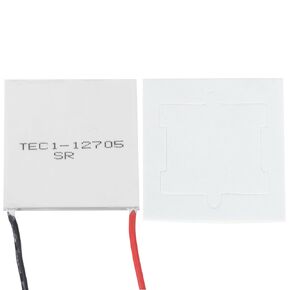 MECCANIXITY TEC1-12705 Semiconductor Refrigeration Tablets 15.8V 5A 43W Heatsink Thermoelectric Cooler Cooling Plate Module 40x40mm