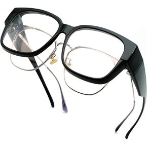 Sehnsucht Anti Fog Fit Over Glasses Blue Light Glasses Over Glasses Safety Glasses Prescription Eyeglasses for Men Women