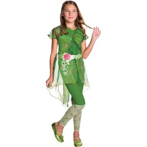 Rubie's Girl's DC Superhero Deluxe Poison Ivy Costume, Green, Small