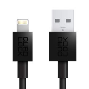 Quad Lock USB-A to Lightning Cable 8"/20cm
