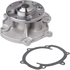AW5103 Professional Water Pump Kit With Gasket Fit For (Engine 2.8L/3.0L/3.6L V6) Bu-ick Enclave Lacrosse [Cadillac ATS CTS SRX STS] Chevy Equinox Colorado GMC Canyon Pontiac Saab Saturn Suzuki